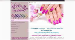 Desktop Screenshot of lagriffeenchantee.com